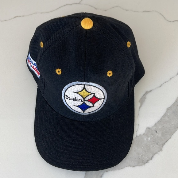 Vintage 90s Pittsburgh Steelers NFL Pro Line Fitted Hat / size 6 5/8 - 7 1/8 - Picture 2 of 8